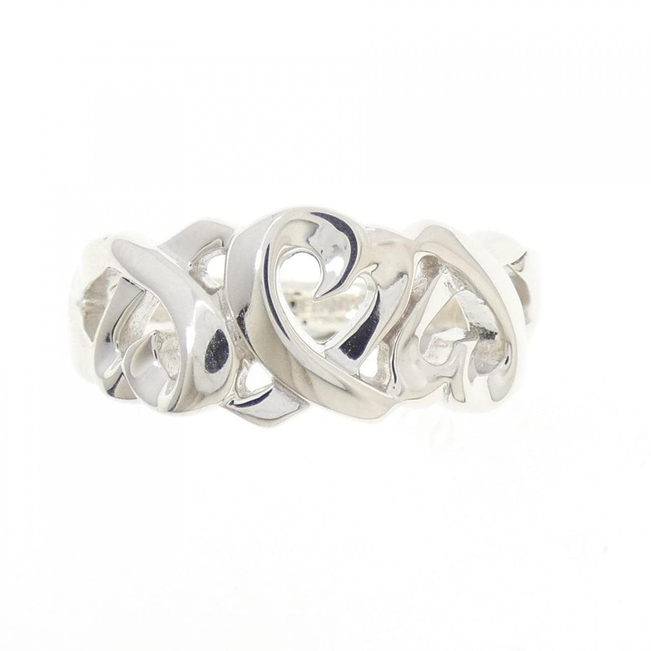 ティファニー トリプルラビングハート リング