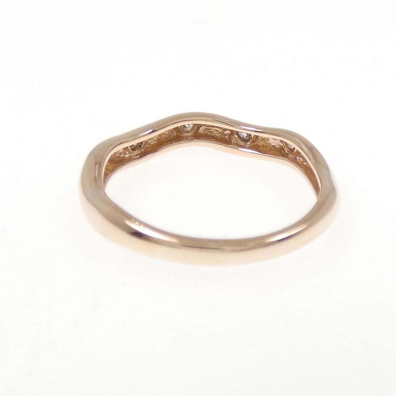 K10PG ダイヤモンド リング 0.10CT