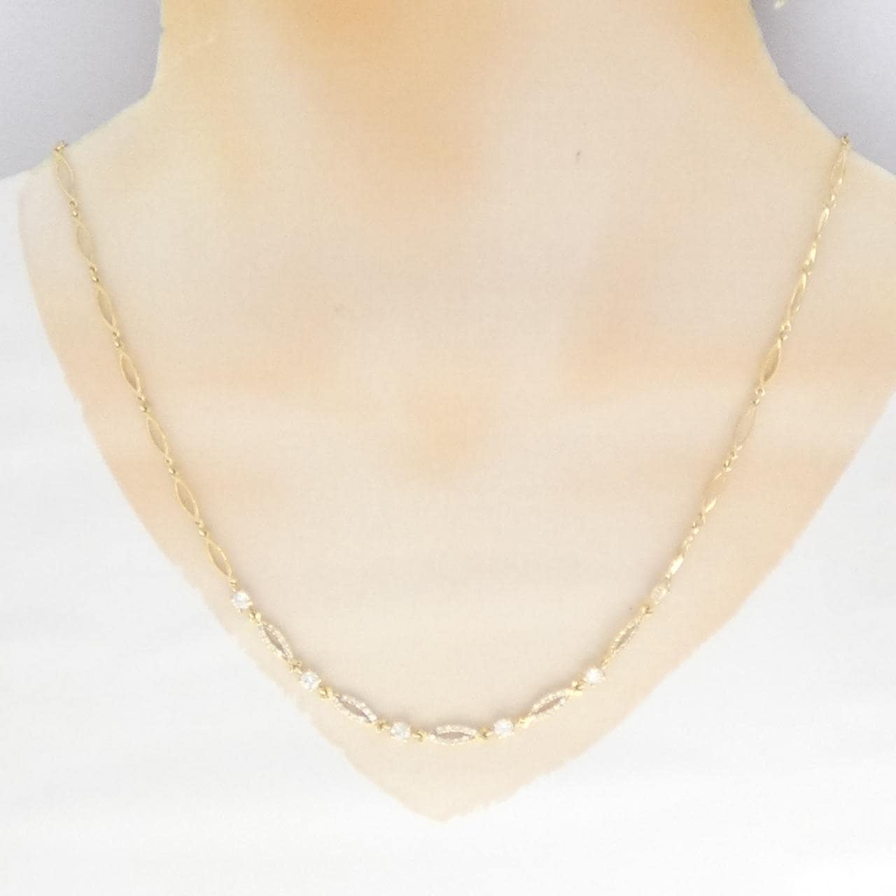 K18YG ダイヤモンド ネックレス 1.00CT