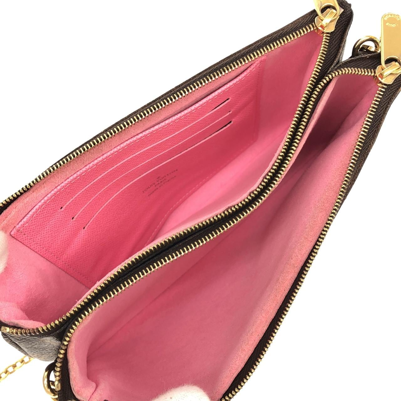 ルイヴィトン モノグラム ホリデイ(ヴィヴィエンヌ) ポシェット ドゥーブル ジップ M68486 ショルダーバッグ