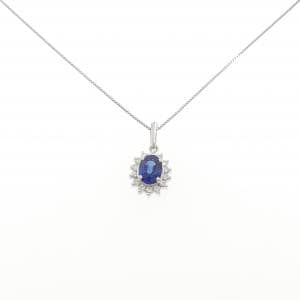 PT900/PT850 サファイヤ ネックレス 1.00CT