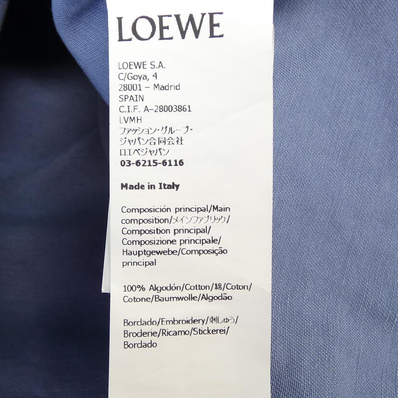 ロエベ LOEWE H526Y02W88 ジャケット