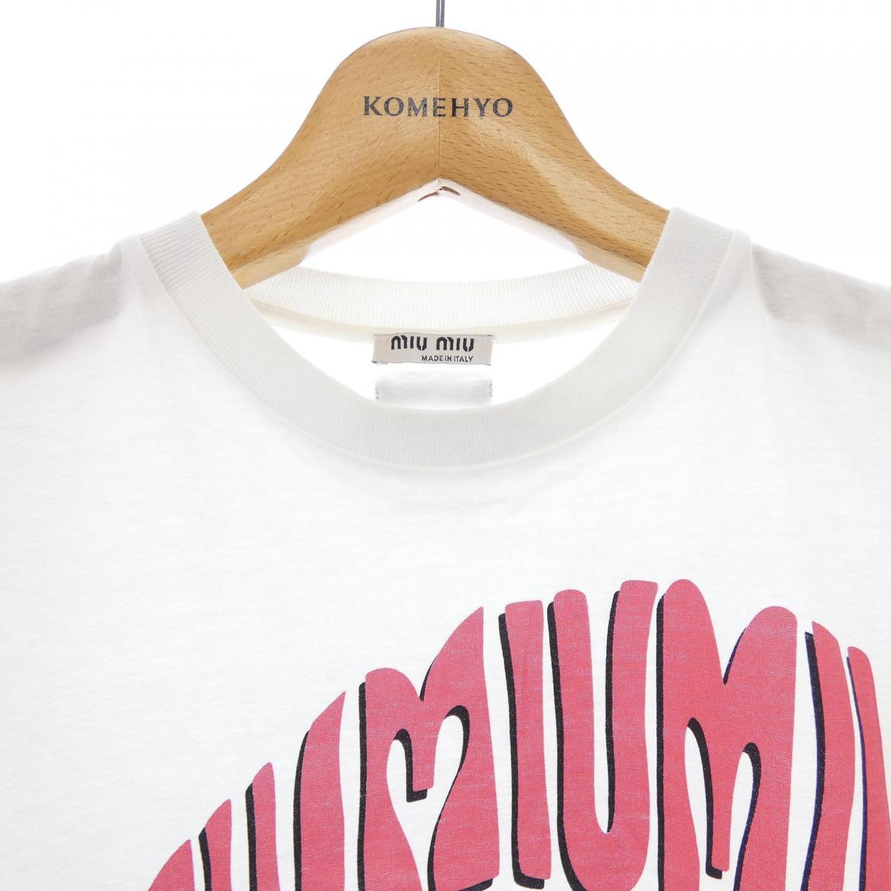 ミュウミュウ MIU MIU MJN095 1TNJ Tシャツ