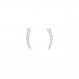 K18WG ダイヤモンド ピアス 0.46CT