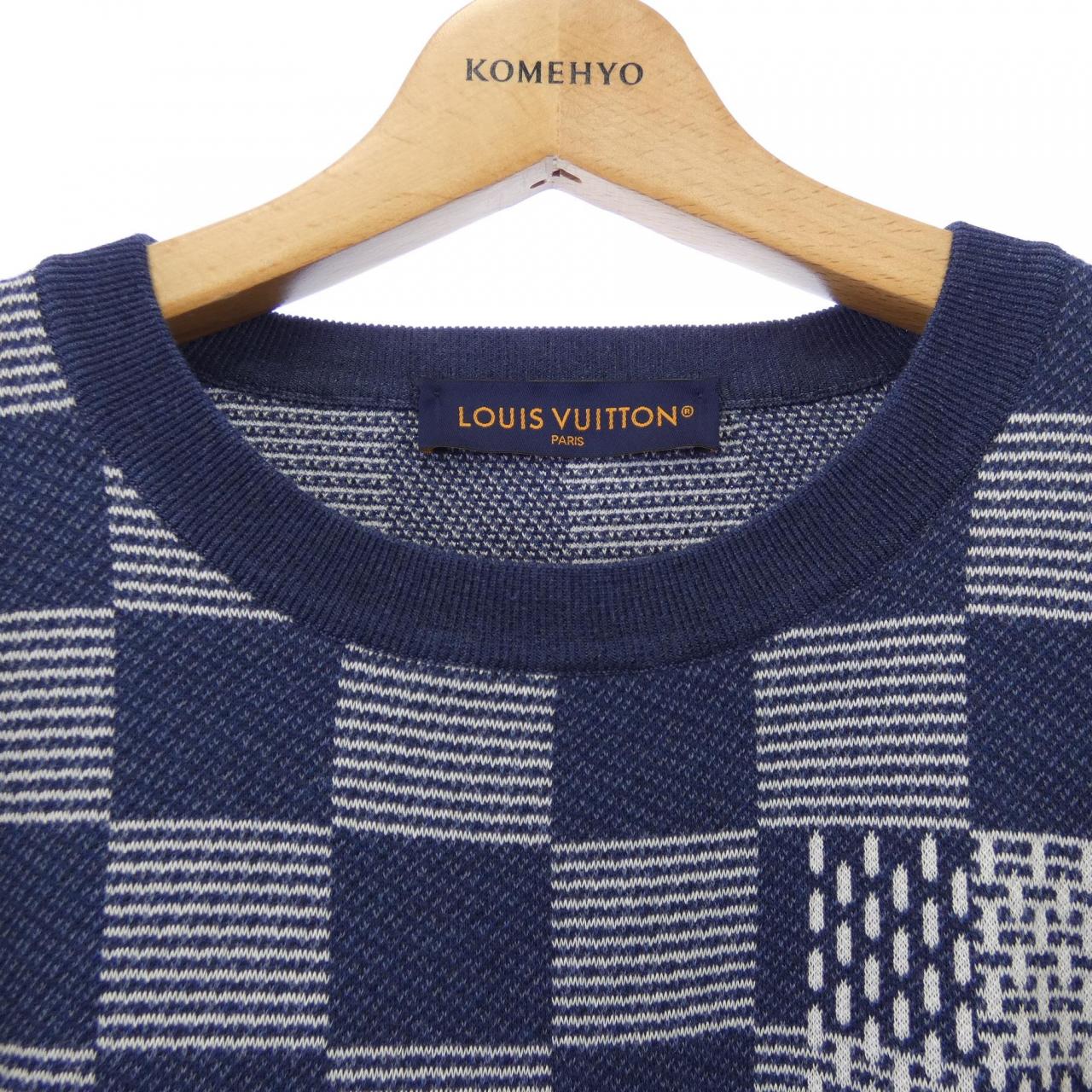 ルイヴィトン LOUIS VUITTON ショートスリーブニットクルーネック HTN83WBIU Tシャツ