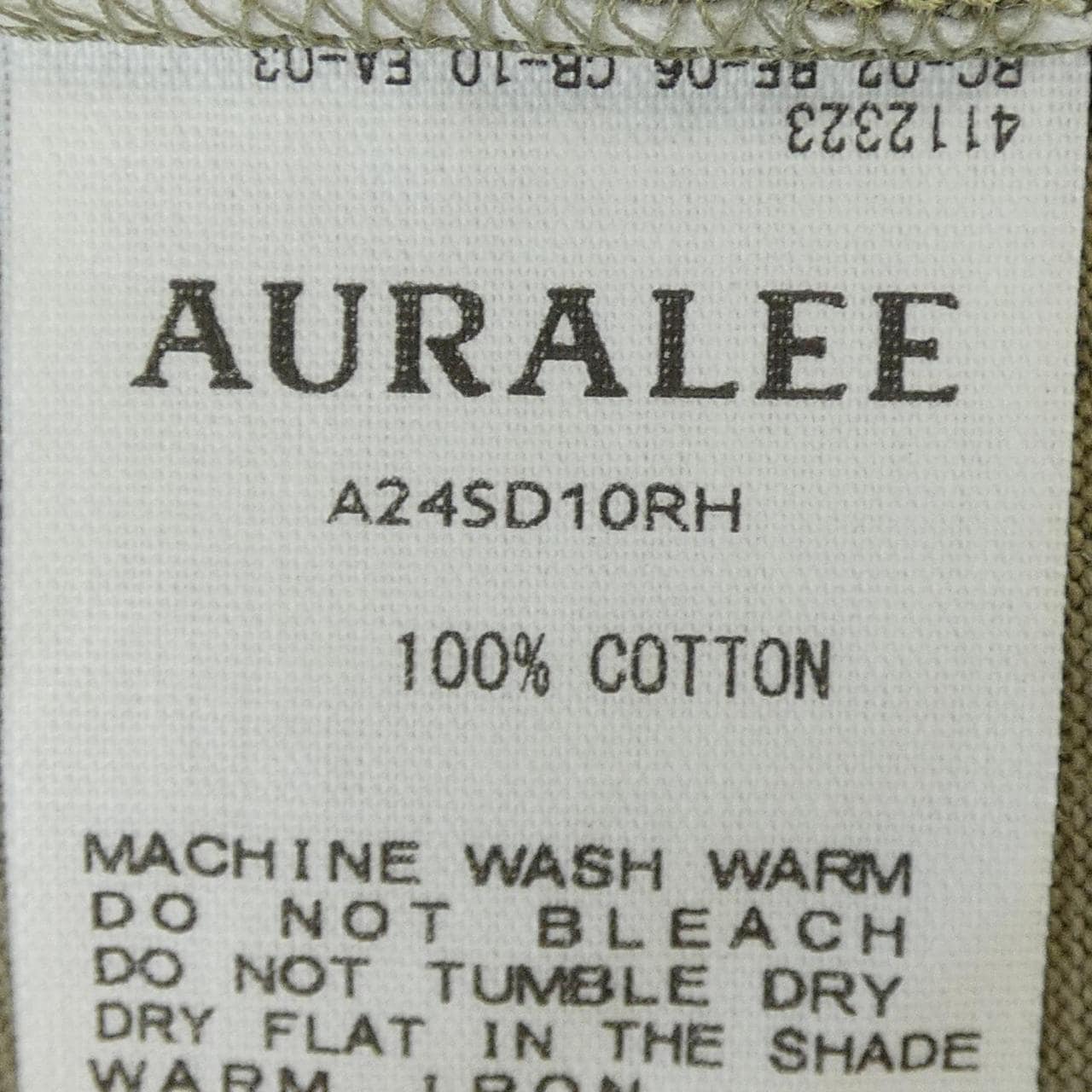 オーラリー AURALEE A245D10RH RON HERMAN カットワンピース