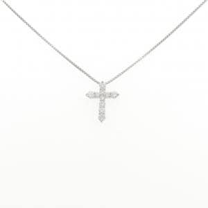 PT900/PT850 クロス ダイヤモンド ネックレス 1.03CT
