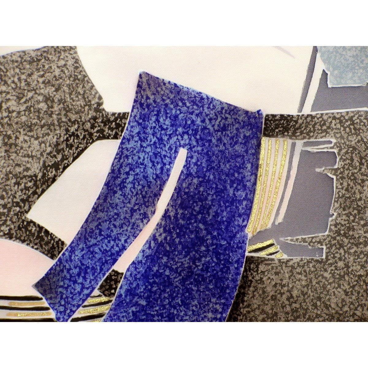 名古屋帯　染帯　友禅金彩加工