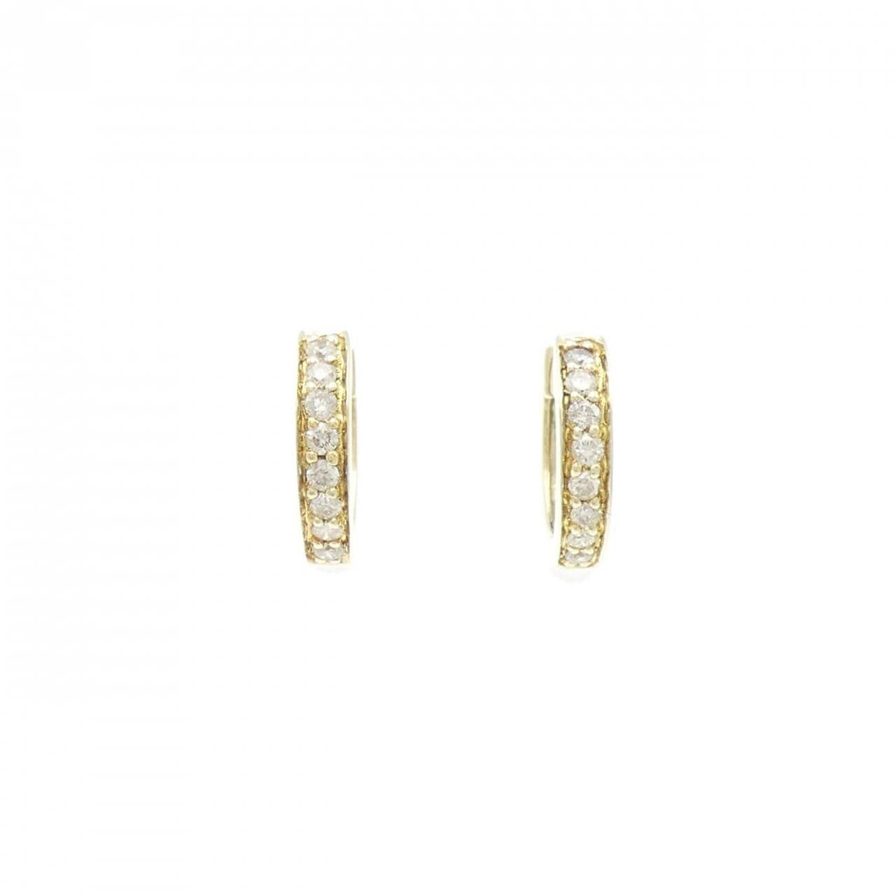 K18YG Diamond earrings 0.20CT