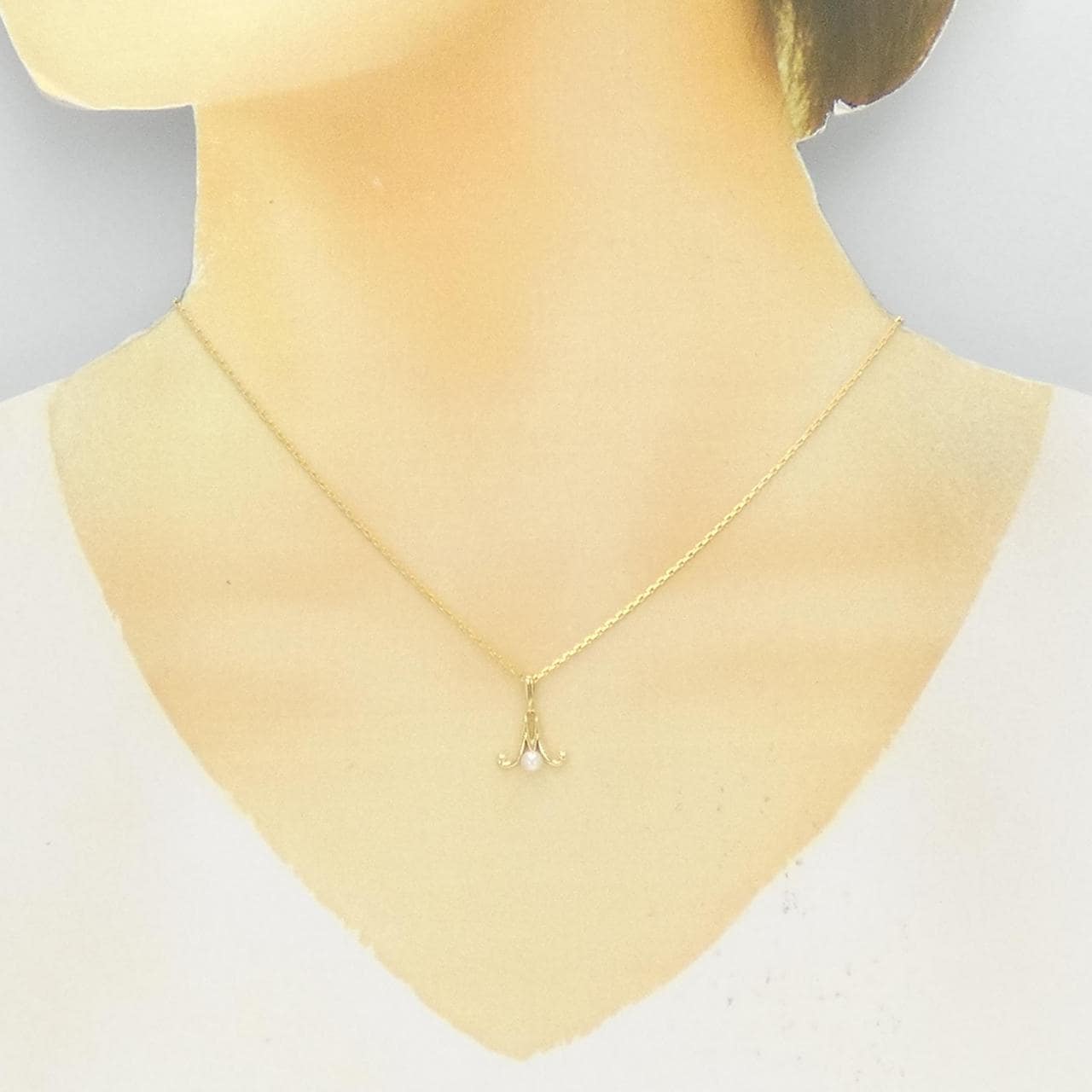 ミキモト アコヤパール ネックレス 3.4mm