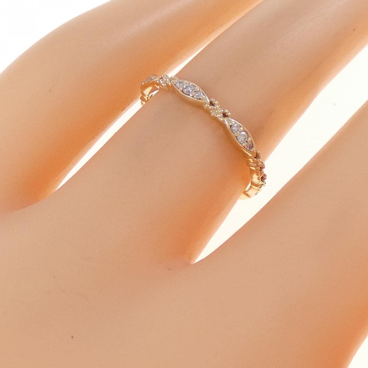 アガット ダイヤモンド リング 0.06CT