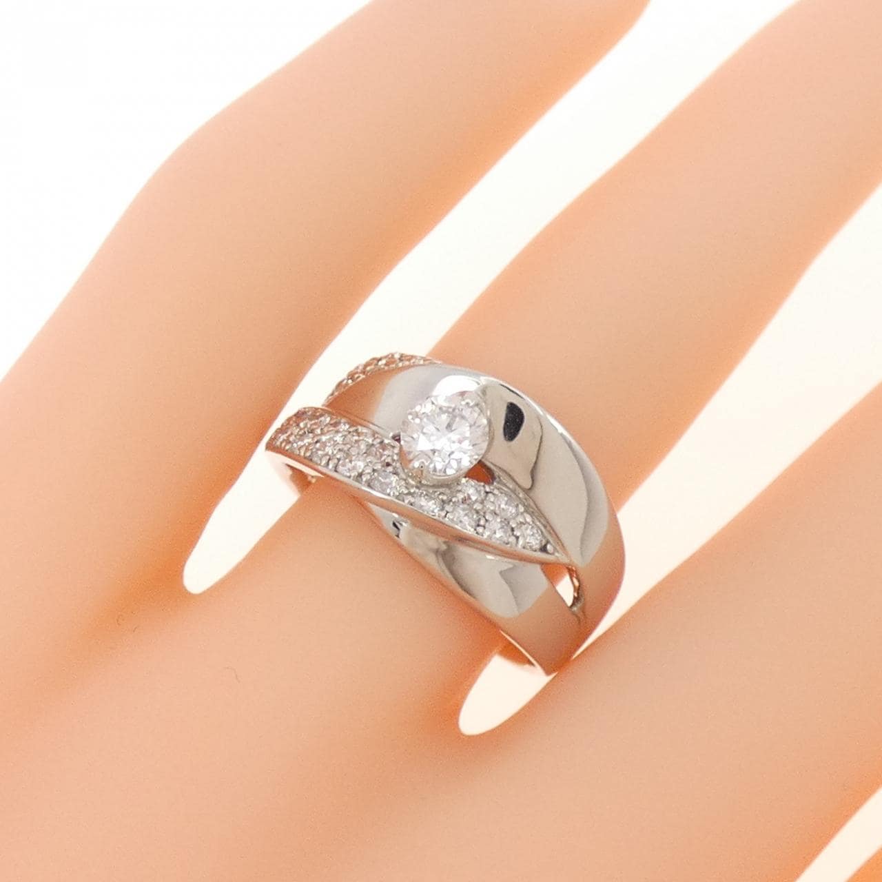 PT ダイヤモンド リング 0.346CT