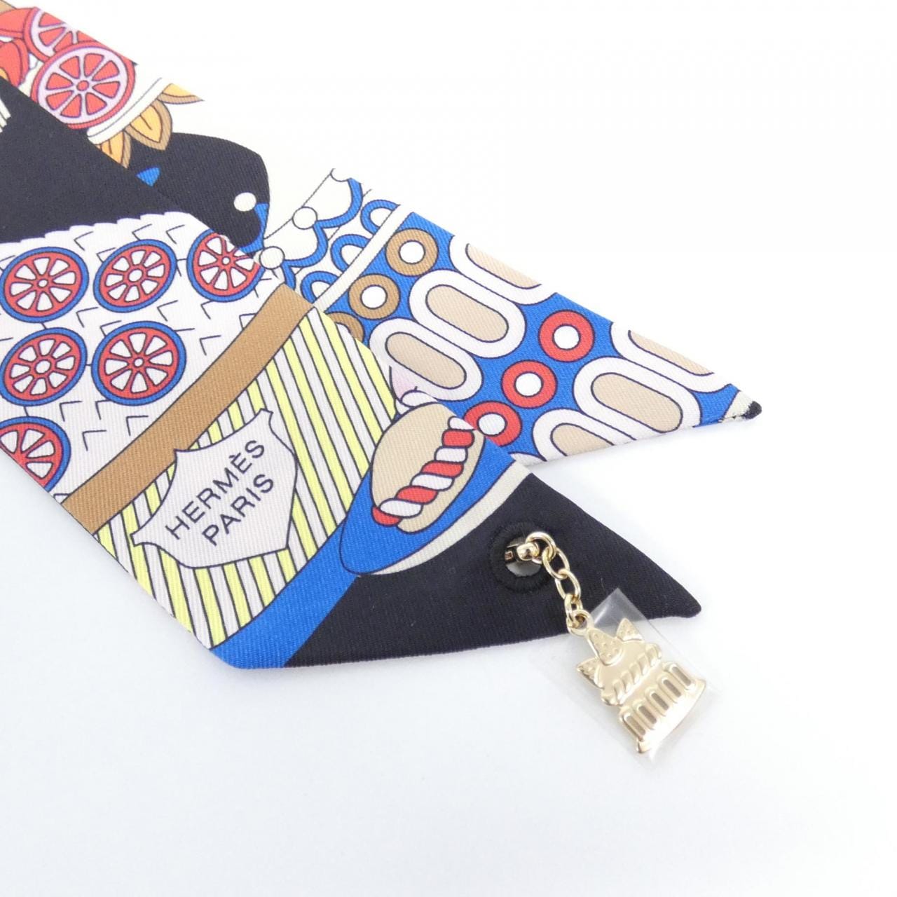 エルメス LA PATISSERIE FRANCAISE ツイリー チャーム 853336S スカーフ