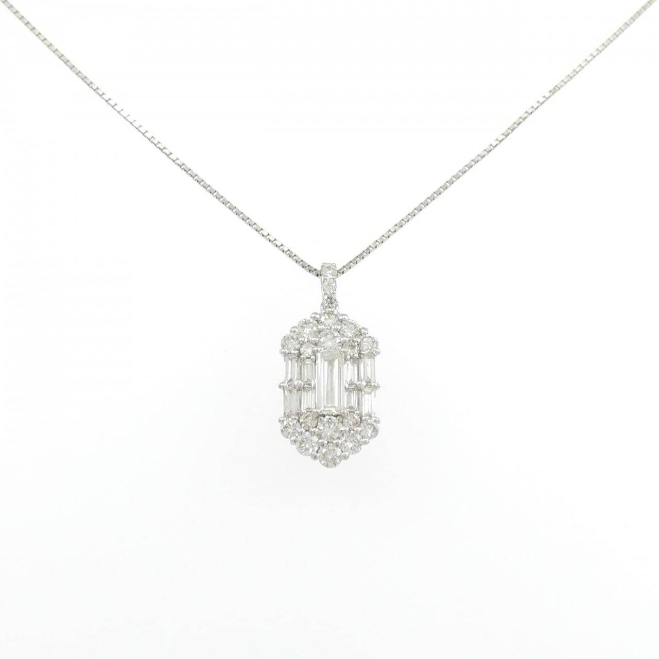 PT900/PT850 ダイヤモンド ネックレス 0.24CT