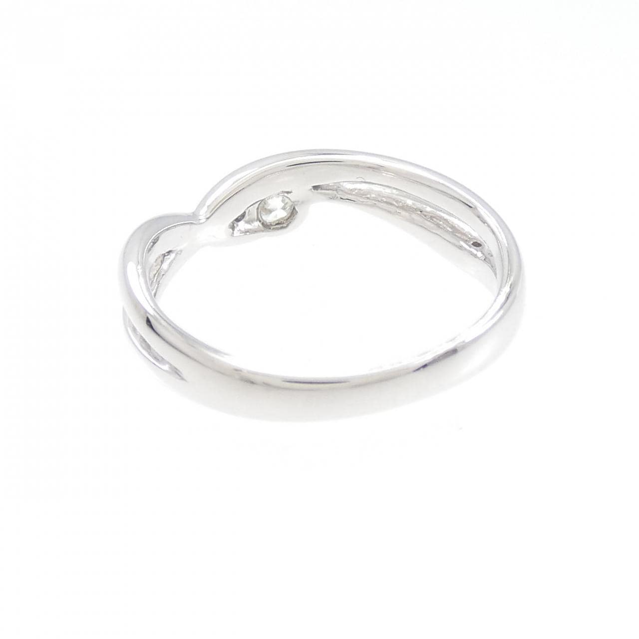 K18WG ダイヤモンド リング 0.10CT