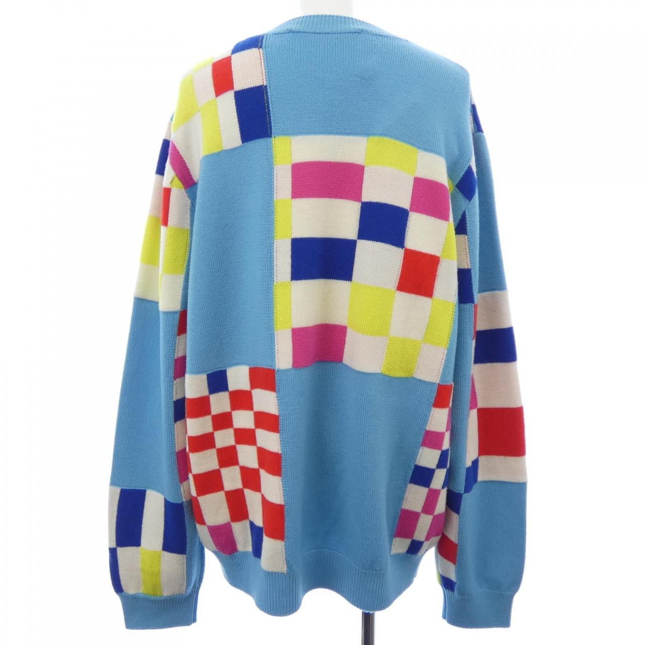 ルイヴィトン LOUIS VUITTON LVディストーテッドジャイアントダミエクルーネック HKN75WZTB ニット