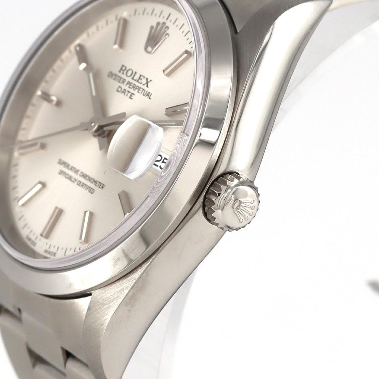 ロレックス オイスターパーペチュアルデイト 15200 SS 自動巻 D番