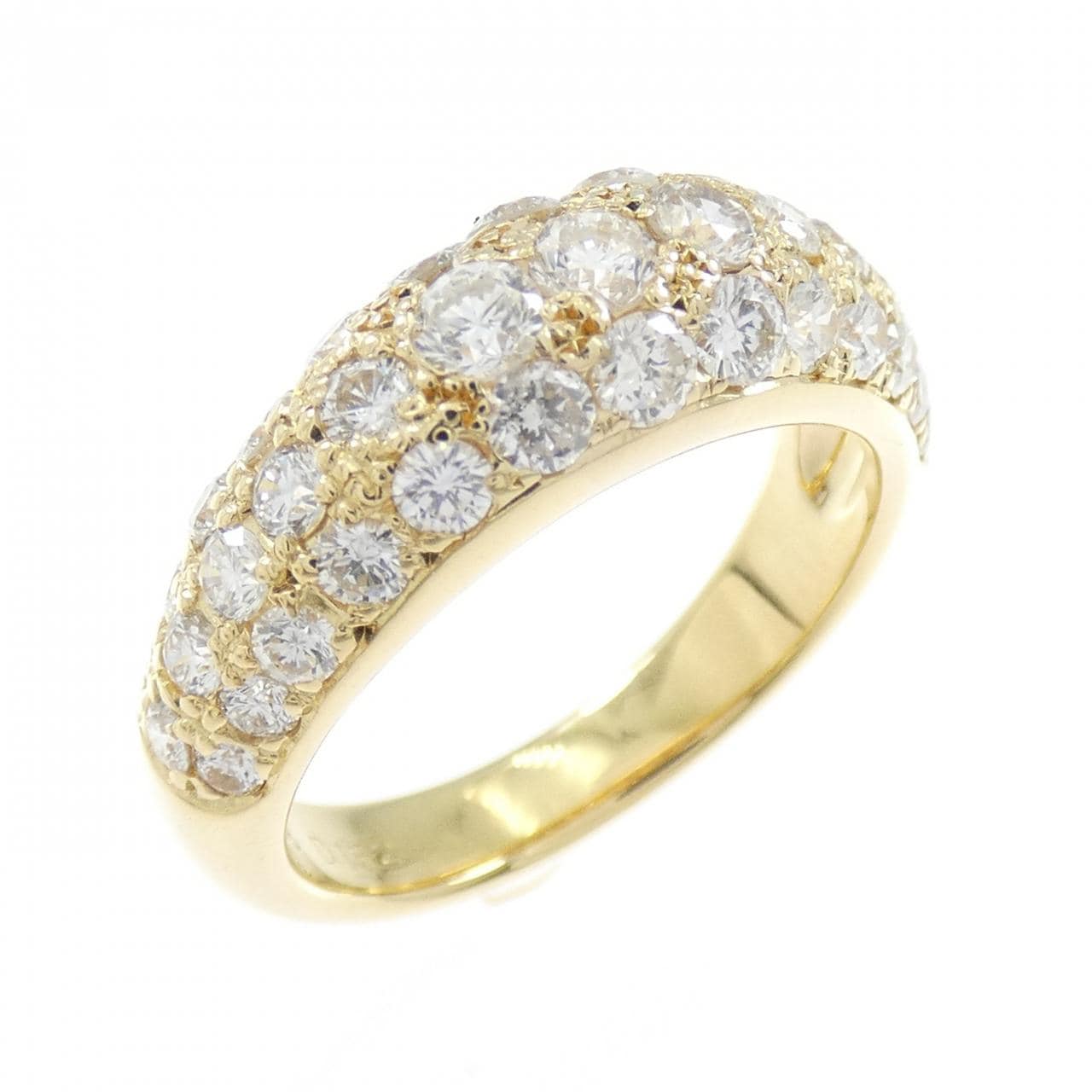 K18YG ダイヤモンド リング 1.52CT