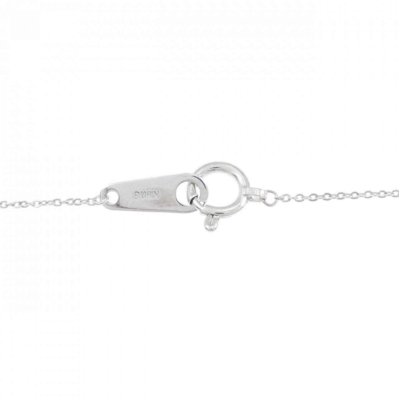 K18YG/K18WG ダイヤモンド ネックレス 0.20CT