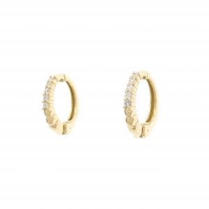 K18YG ダイヤモンド ピアス 0.10CT