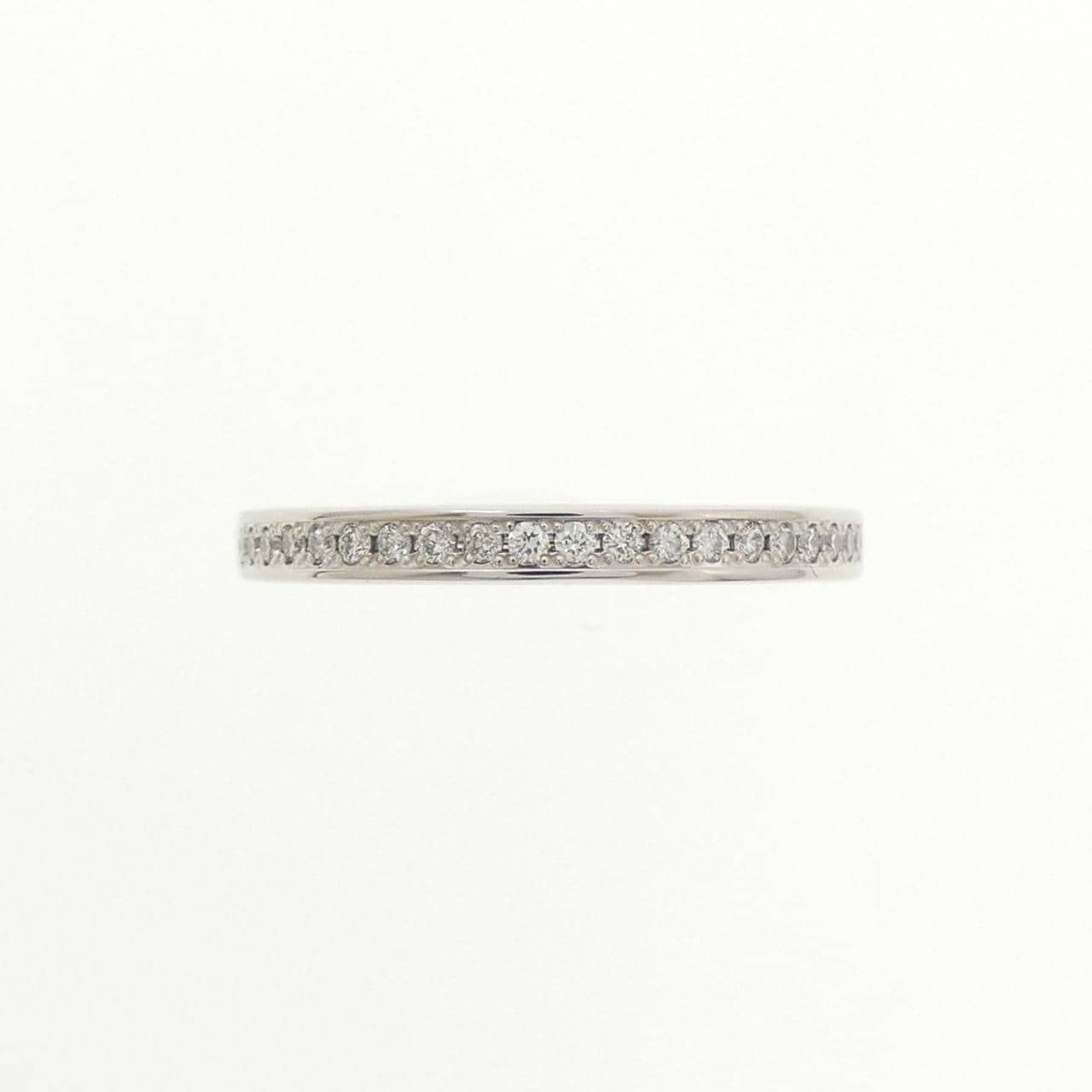 PT999 ハーフエタニティ ダイヤモンド リング 0.10CT
