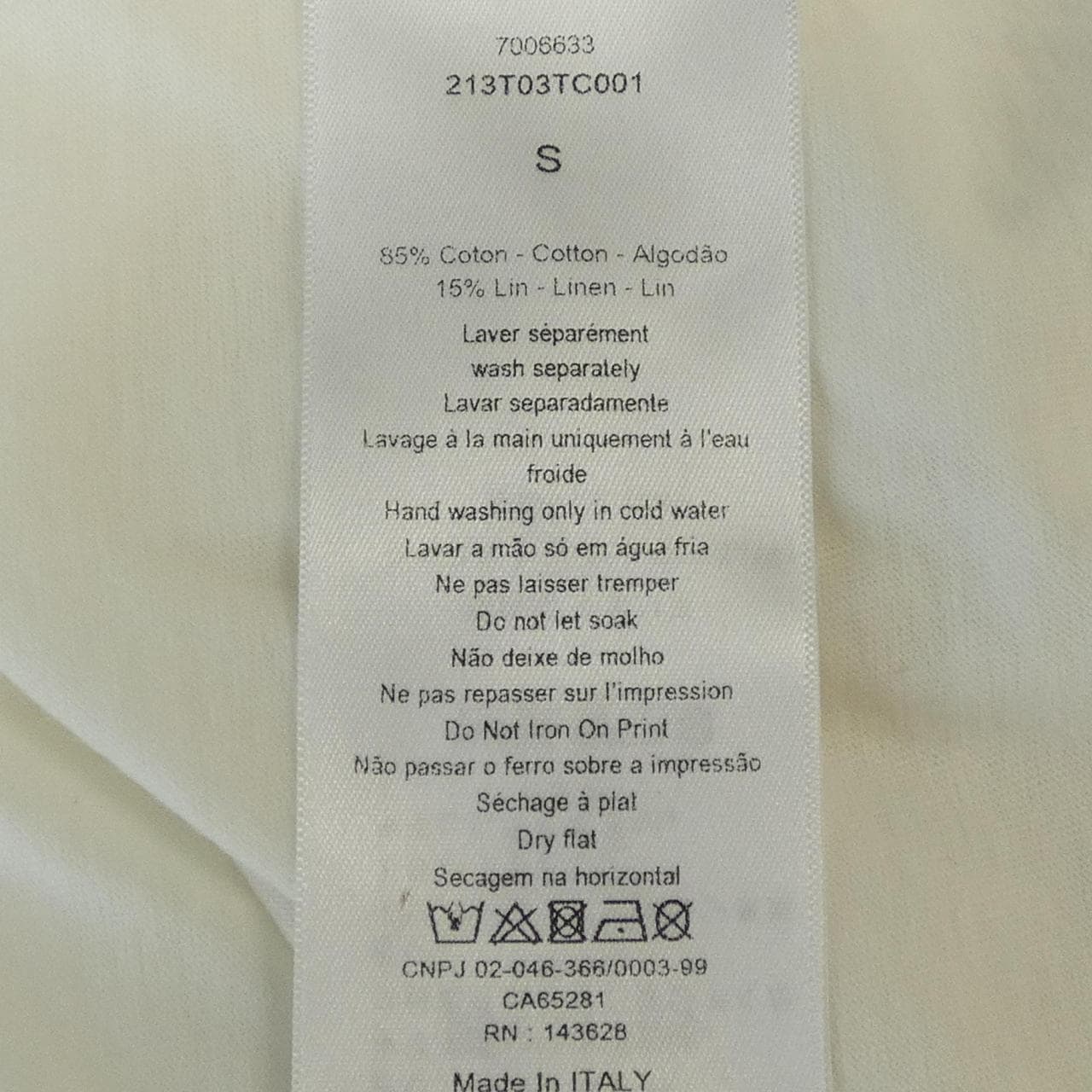 クリスチャンディオール CHRISTIAN DIOR J'ADIOR 8 213T03TC001 Tシャツ