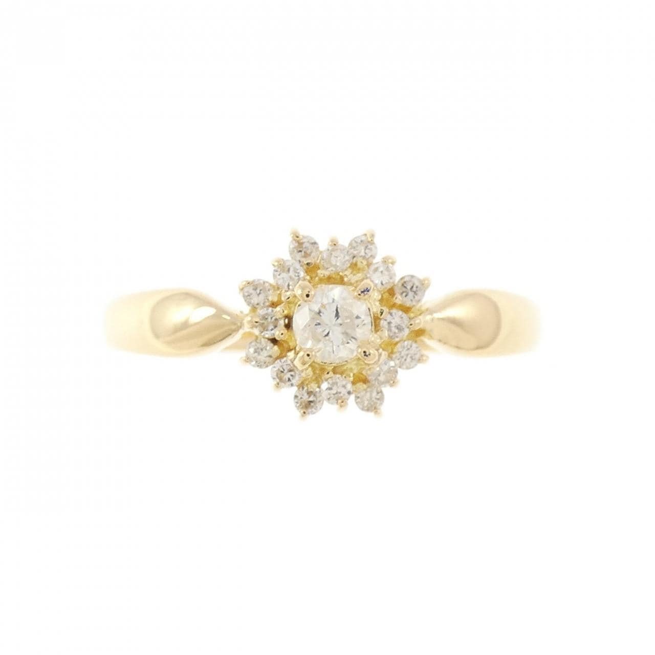 K18YG ダイヤモンド リング 0.20CT