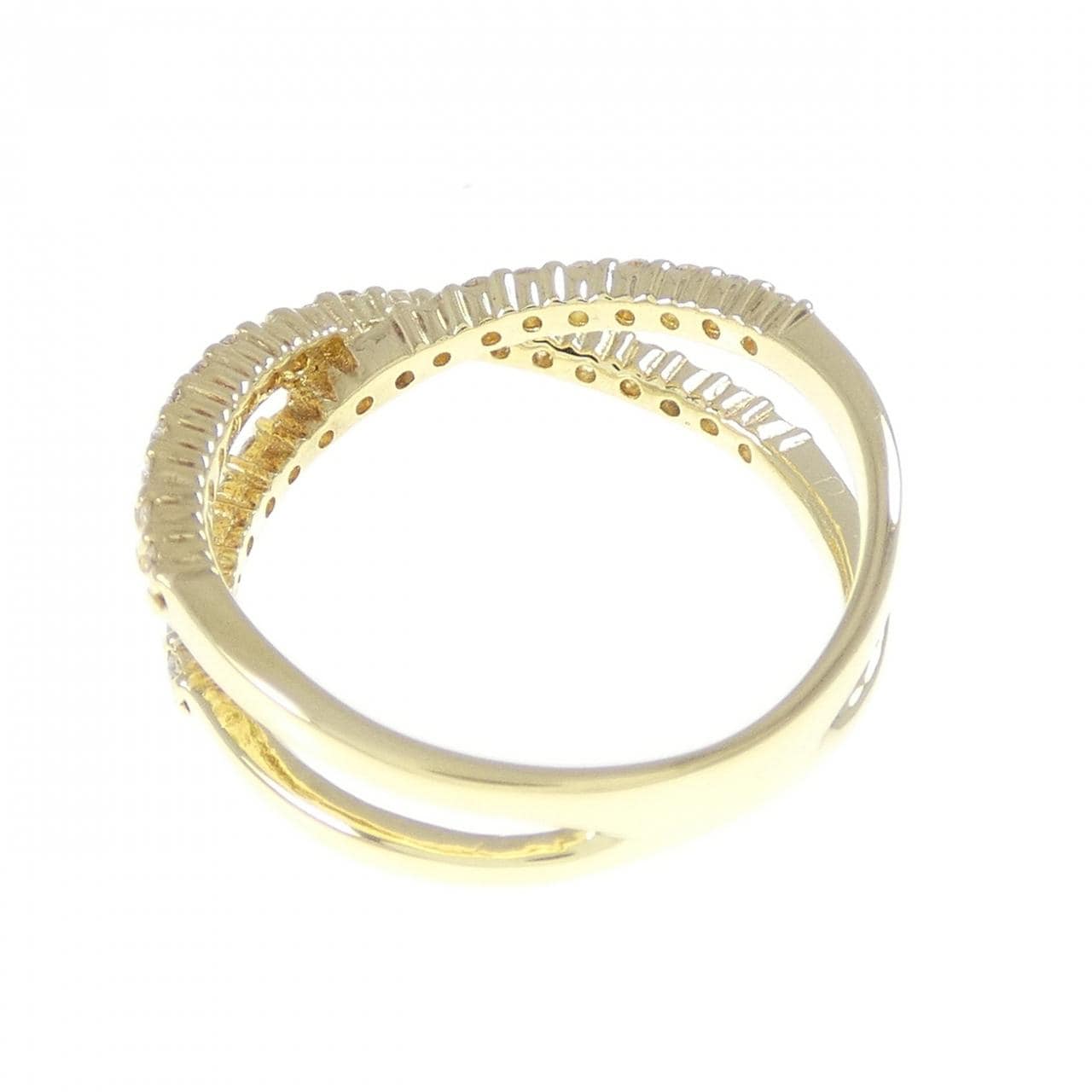 K18YG ダイヤモンド リング 0.26CT