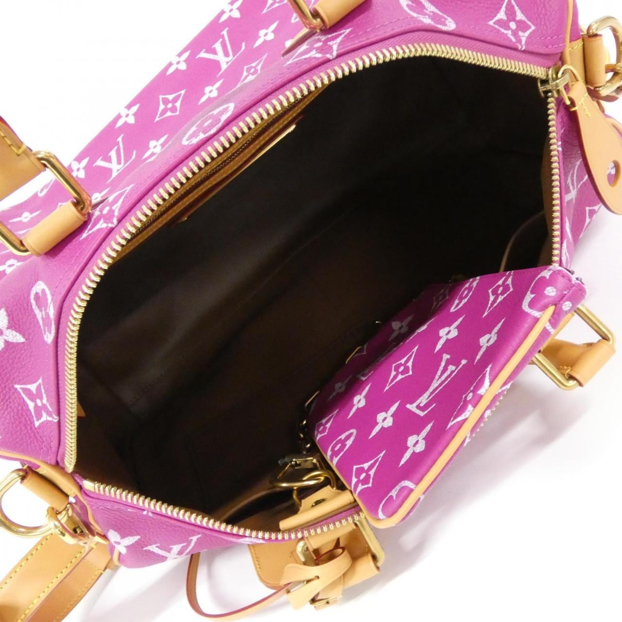 ルイヴィトン モノグラム レザー スピーディ P9 バンドリエール 40cm M11563 ボストンバッグ