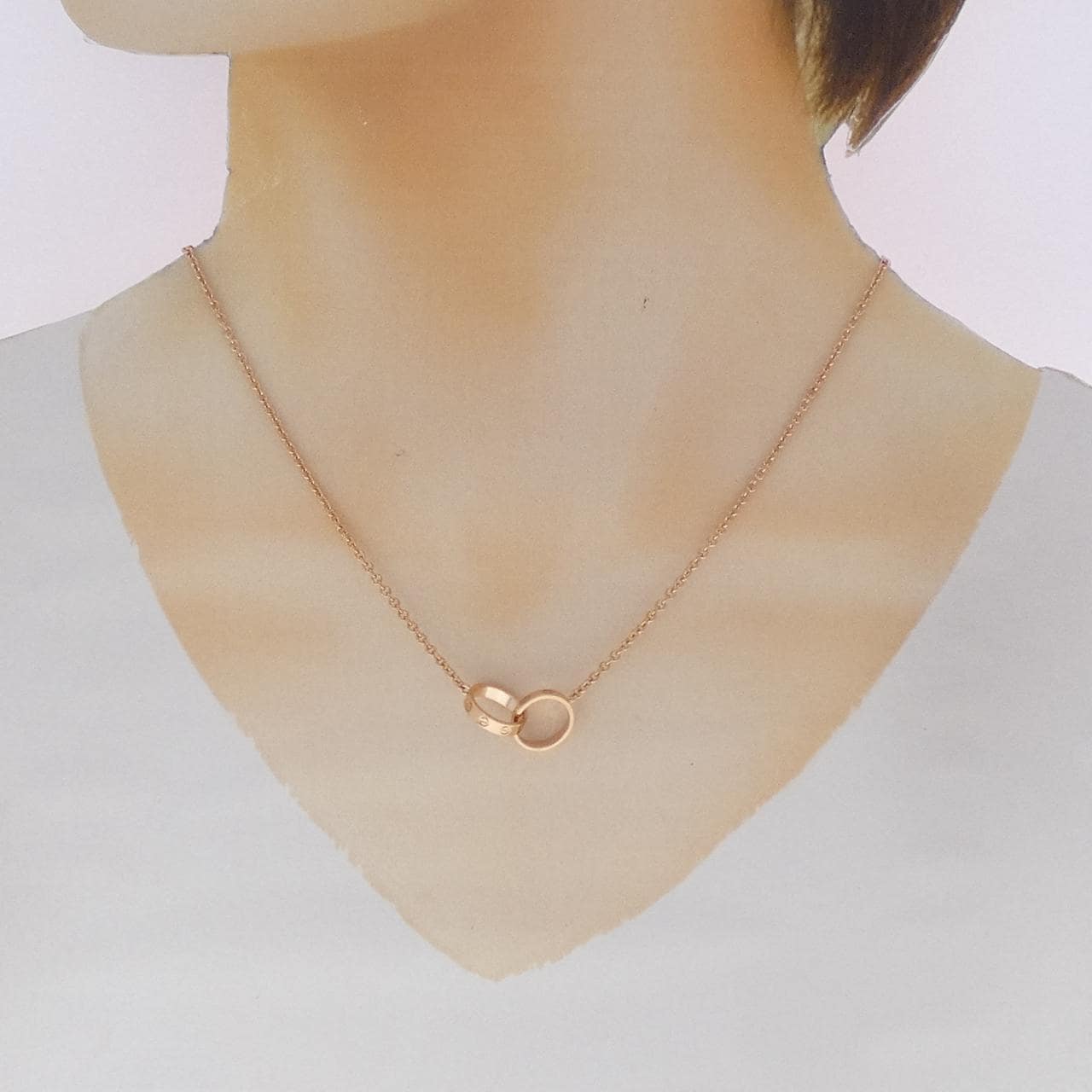 カルティエ ベビーラブ ネックレス