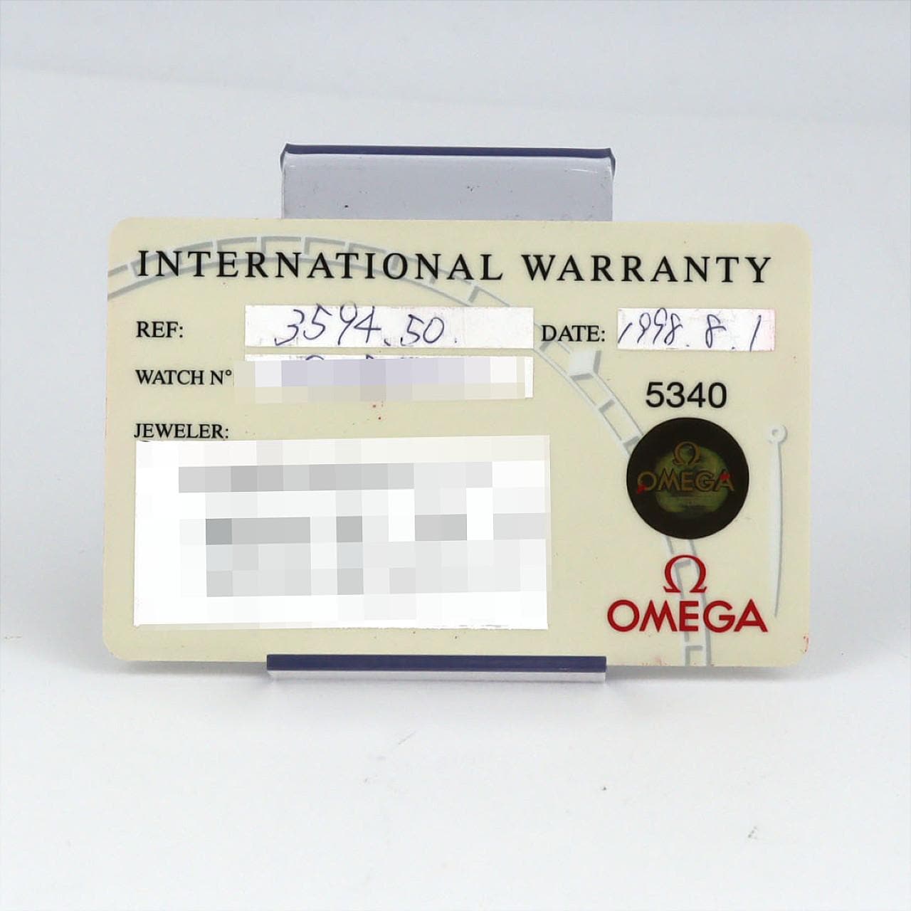 オメガ スピードマスター1STレプリカ 3594.50 SS 手巻