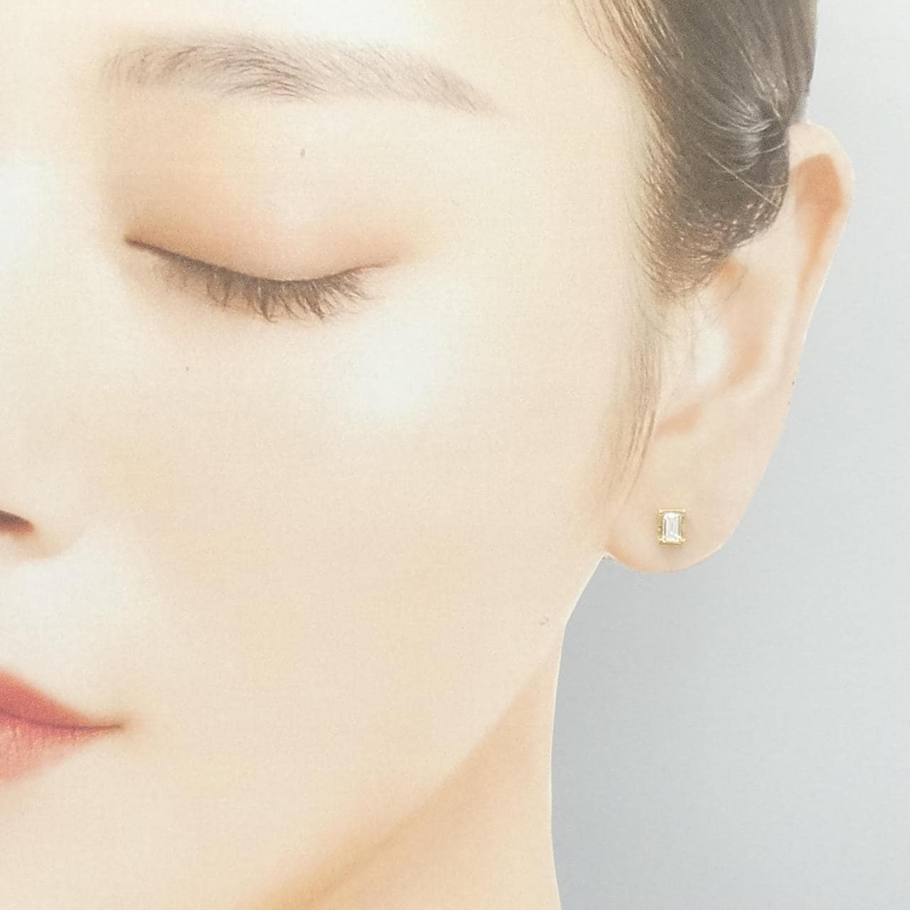 K18YG ダイヤモンド ピアス 0.38CT