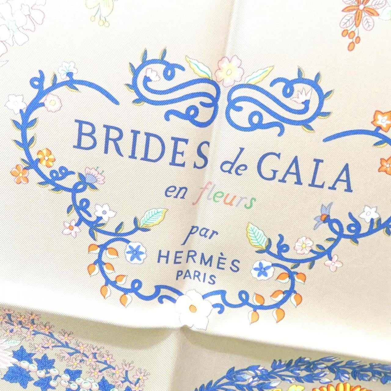 【未使用品】エルメス BRIDES DE GALA EN FLEURS カレ 004192S スカーフ