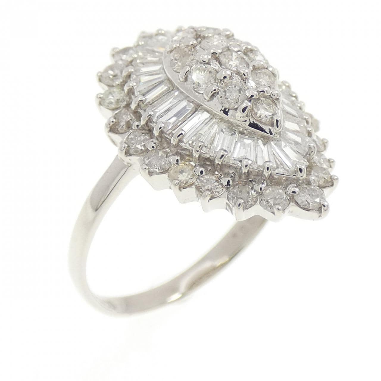 PT900 ダイヤモンド リング 1.00CT