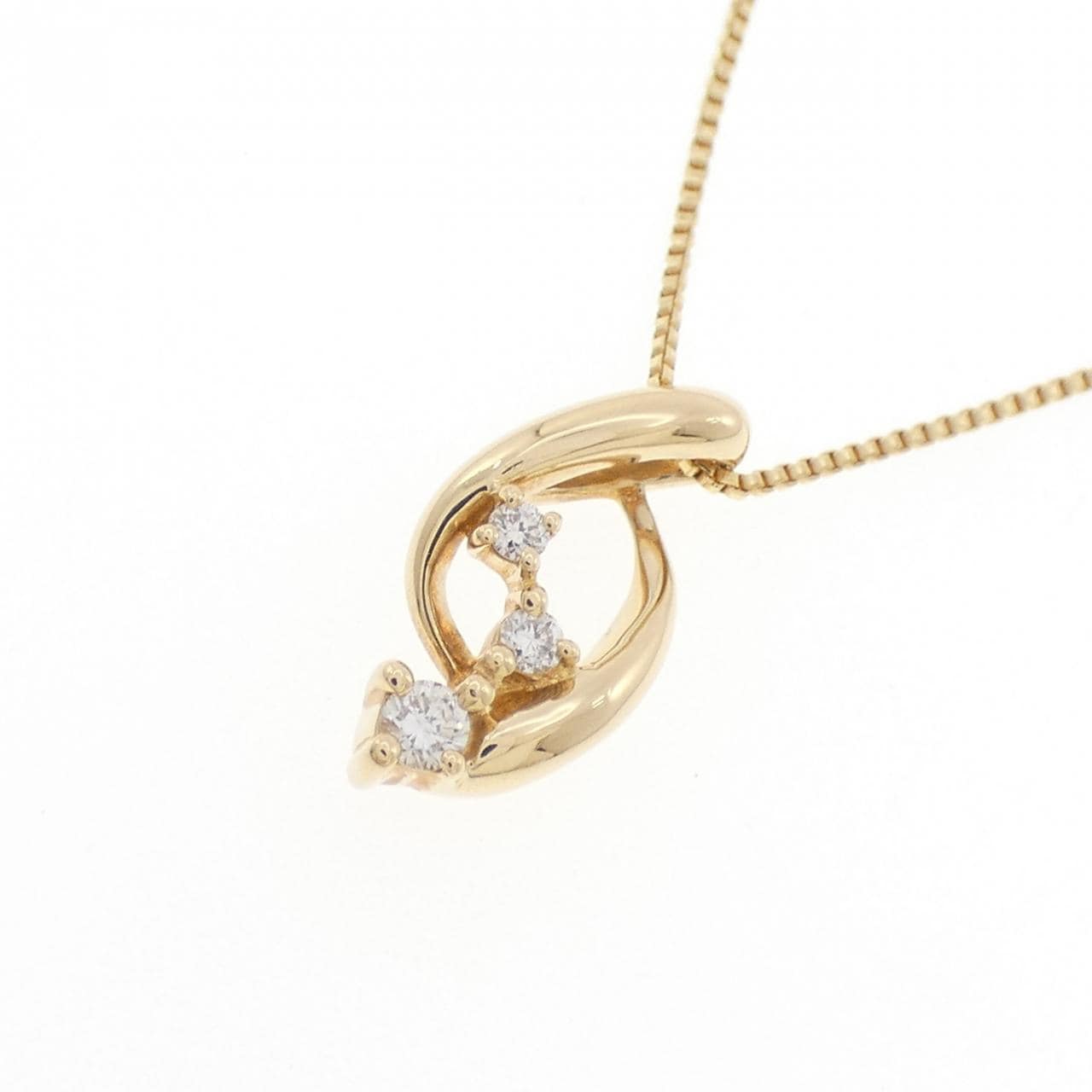 WISP ダイヤモンド ネックレス 0.06CT