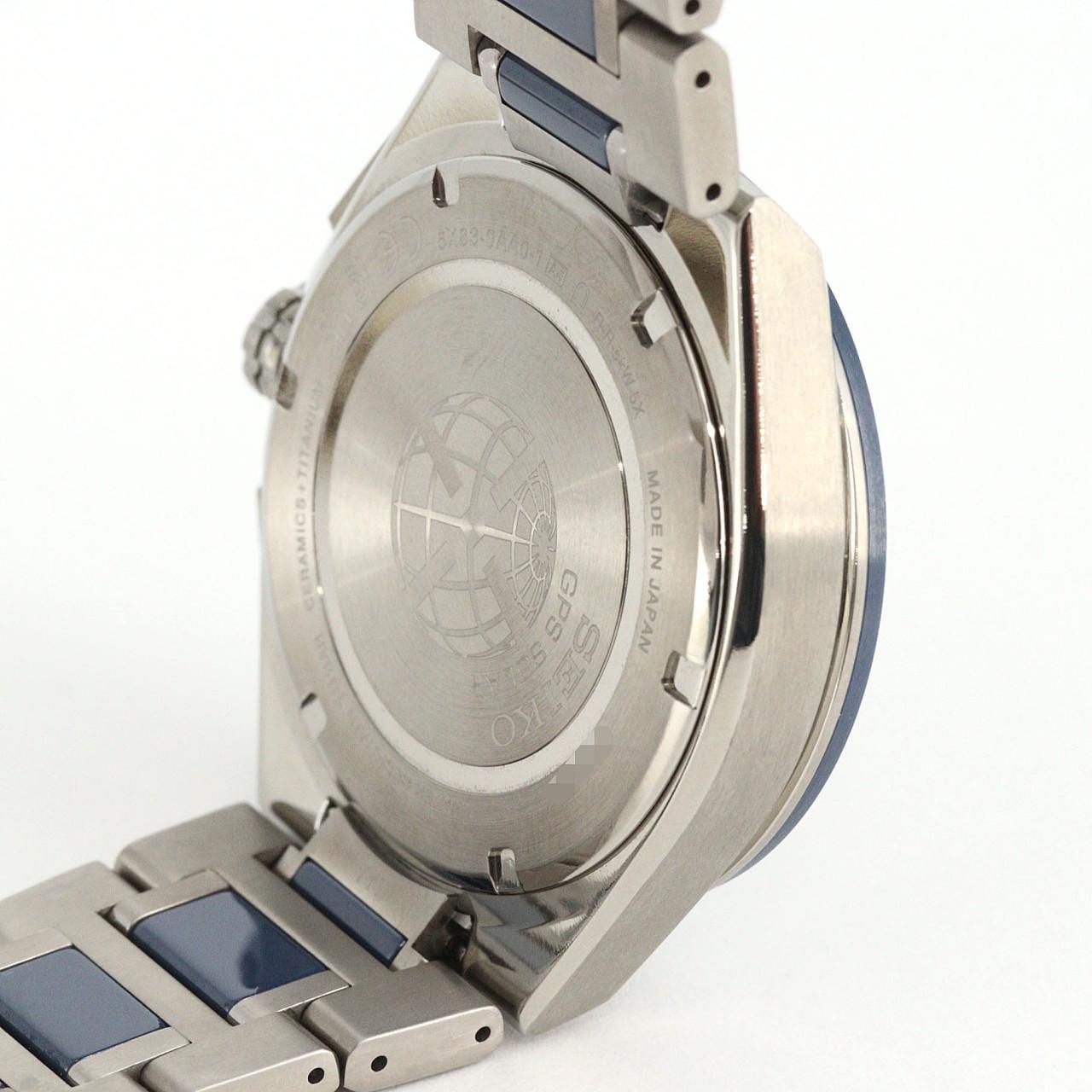 セイコー アストロンGPS 電波時計 5X83-0AA0/SBXC181 TIxセラミック ソーラークォーツ