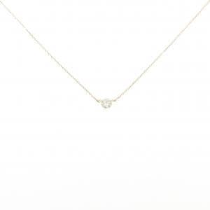 K18YG ソリティア ダイヤモンド ネックレス 0.205CT