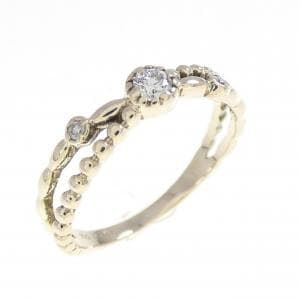 K10YG ダイヤモンド リング 0.06CT