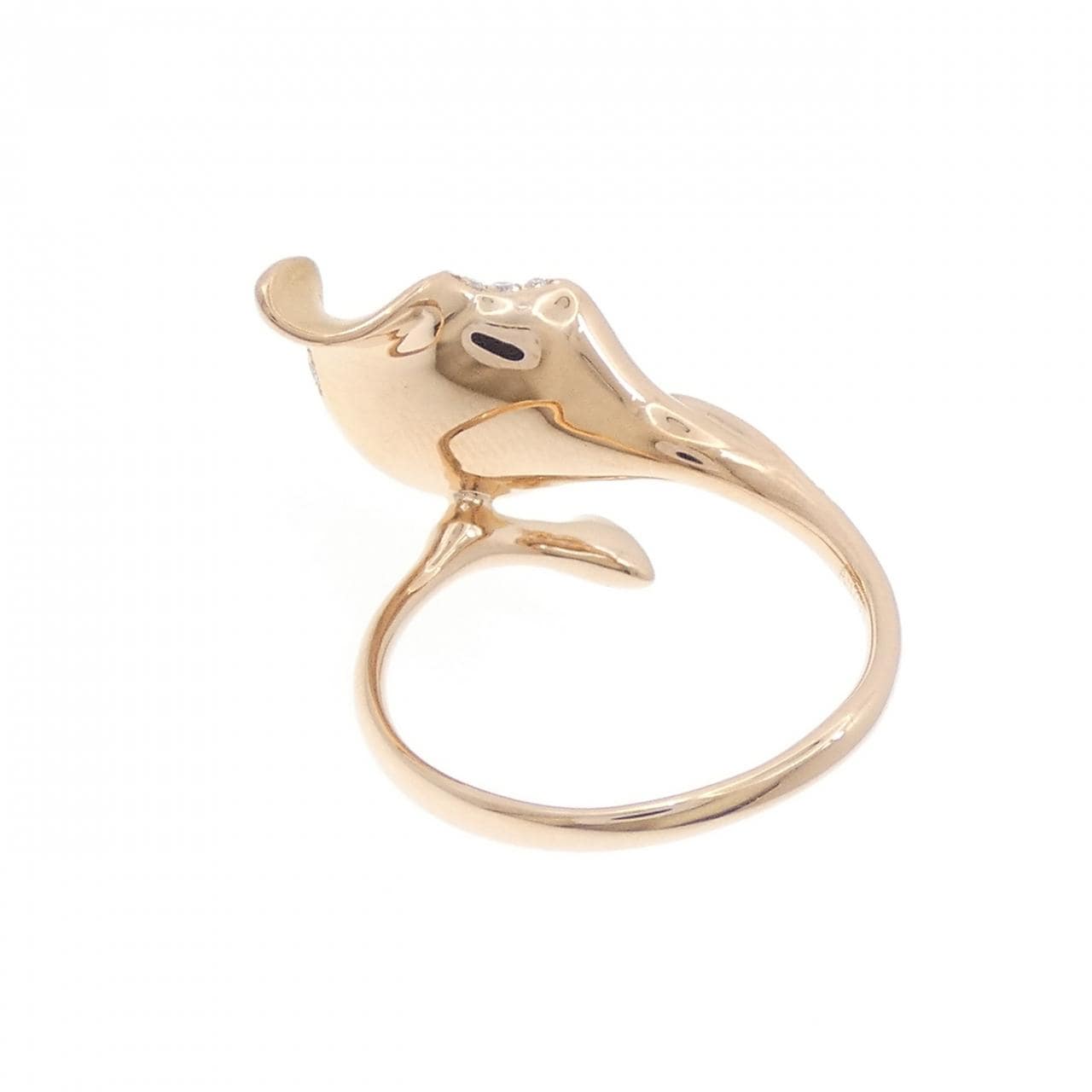 750PG ダイヤモンド リング 0.44CT