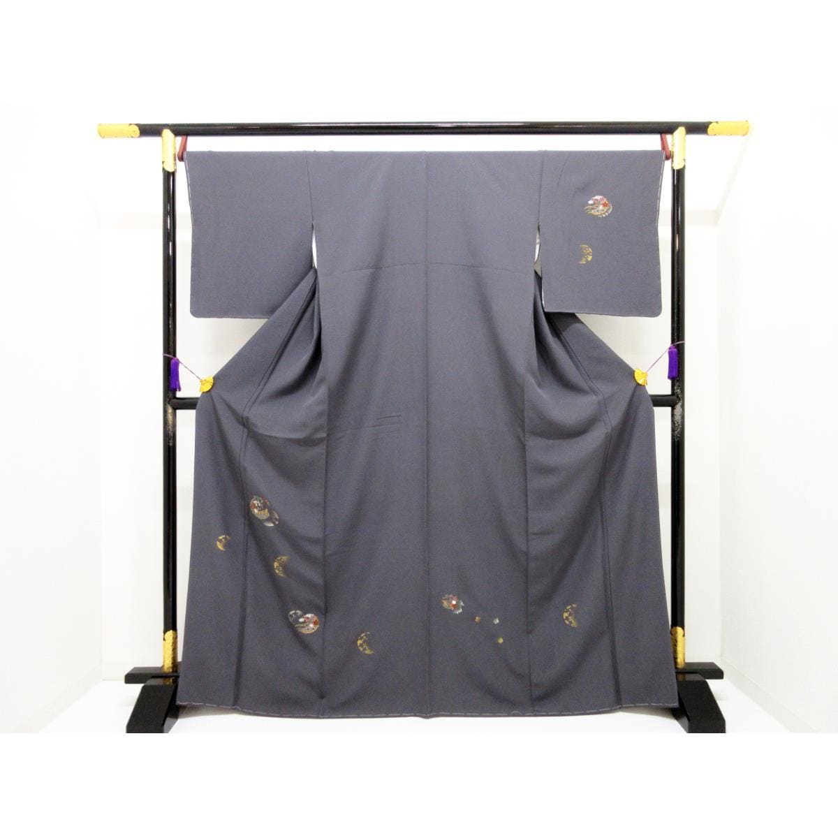 【未使用品】訪問着 金彩加工 刺繍入り