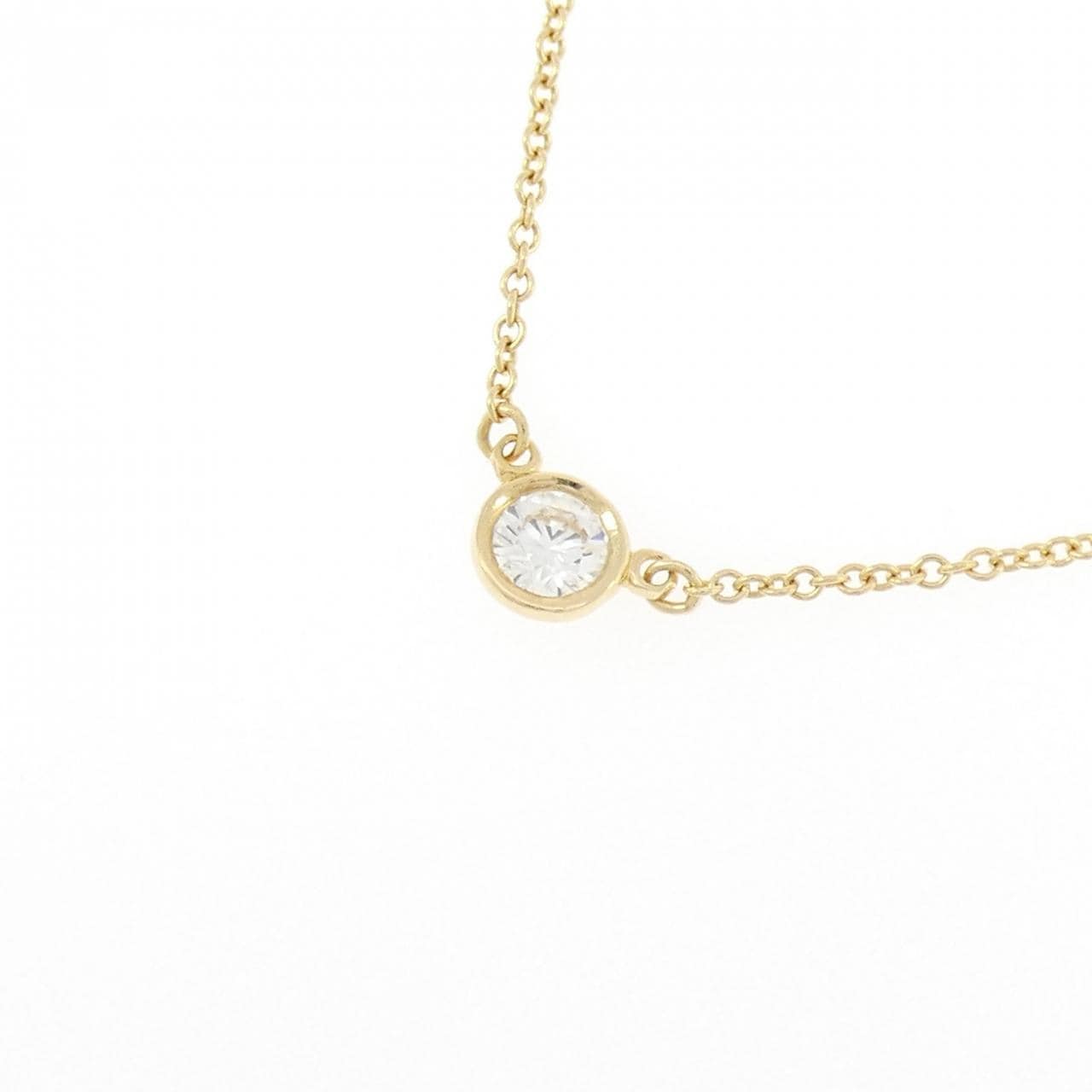 ティファニー バイザヤード ネックレス 0.18CT G VS2 3EXT