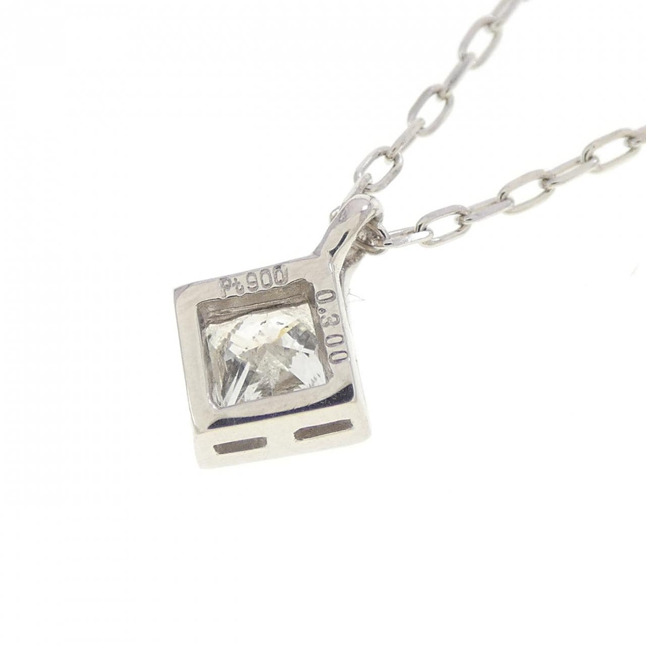 PT900/PT850 ダイヤモンド ネックレス 0.300CT
