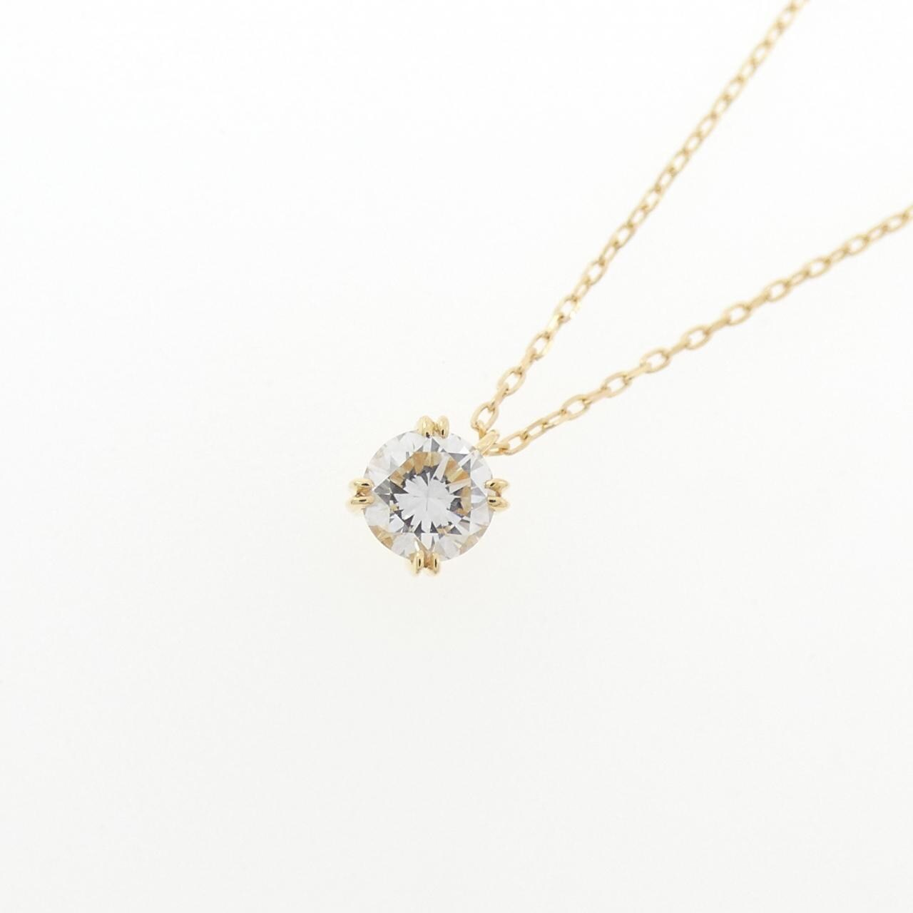 K18YG ダイヤモンド ネックレス 0.30CT