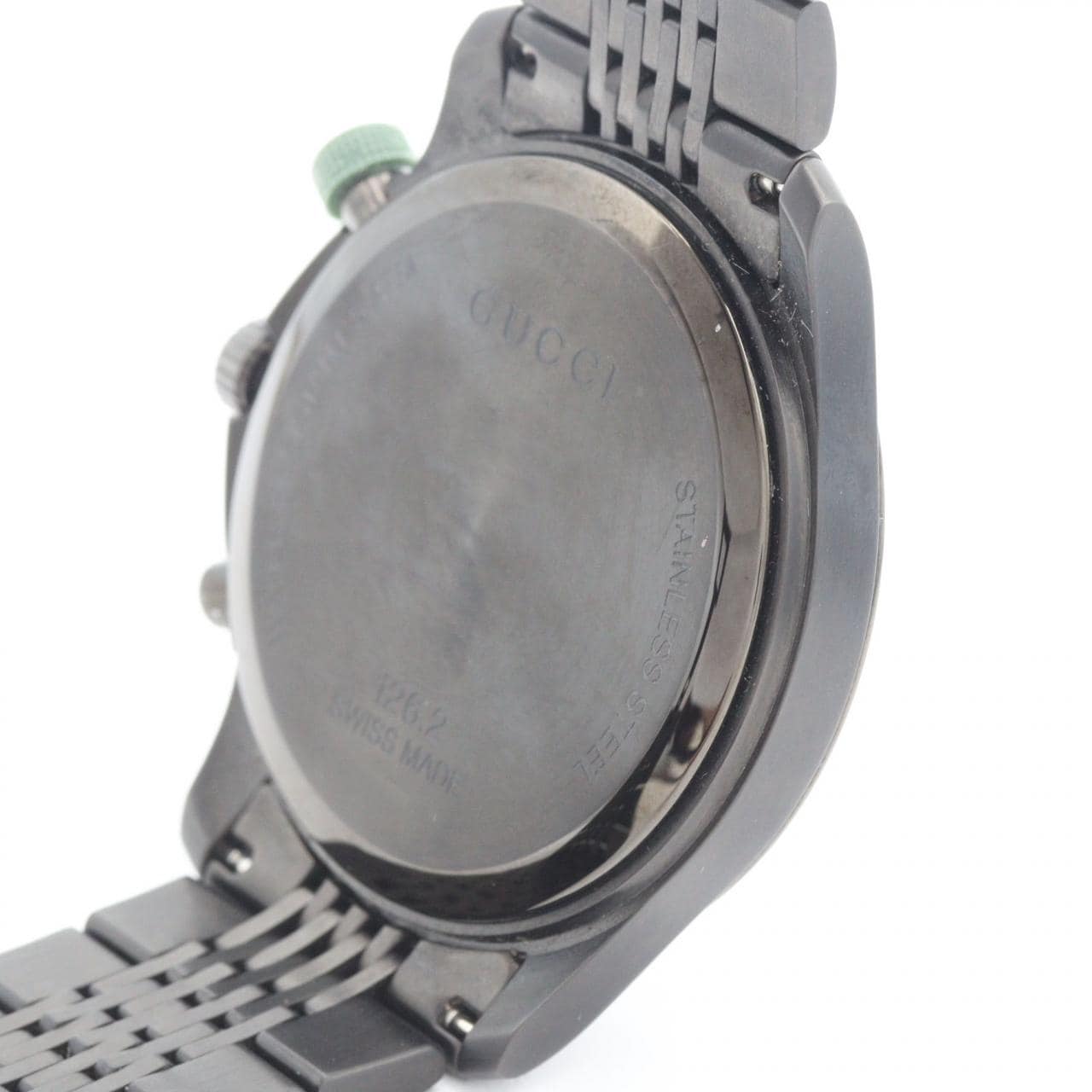 グッチ Gタイムレスクロノグラフ PVD 126.2/YA126225A SS クォーツ