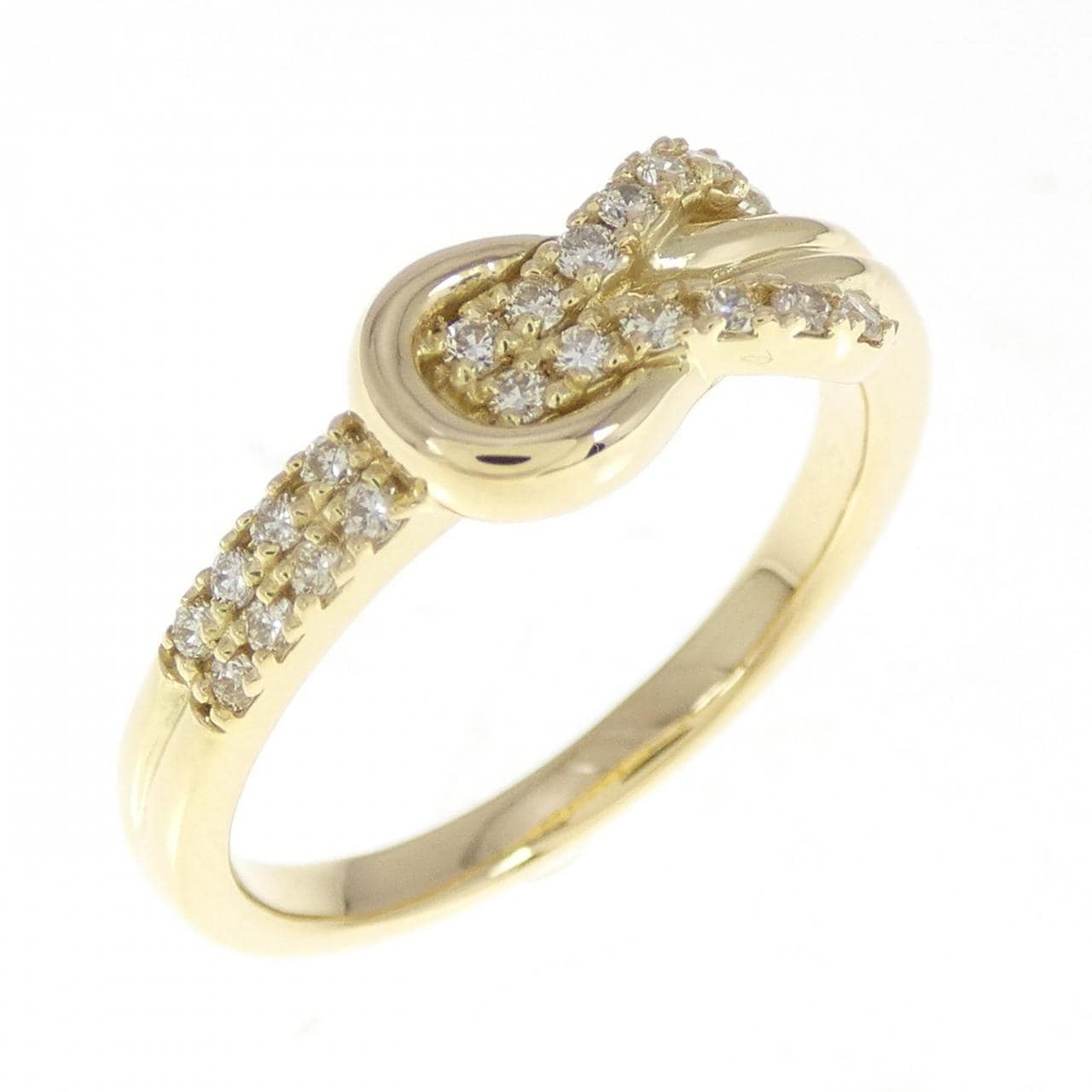 K18YG ダイヤモンド リング 0.25CT