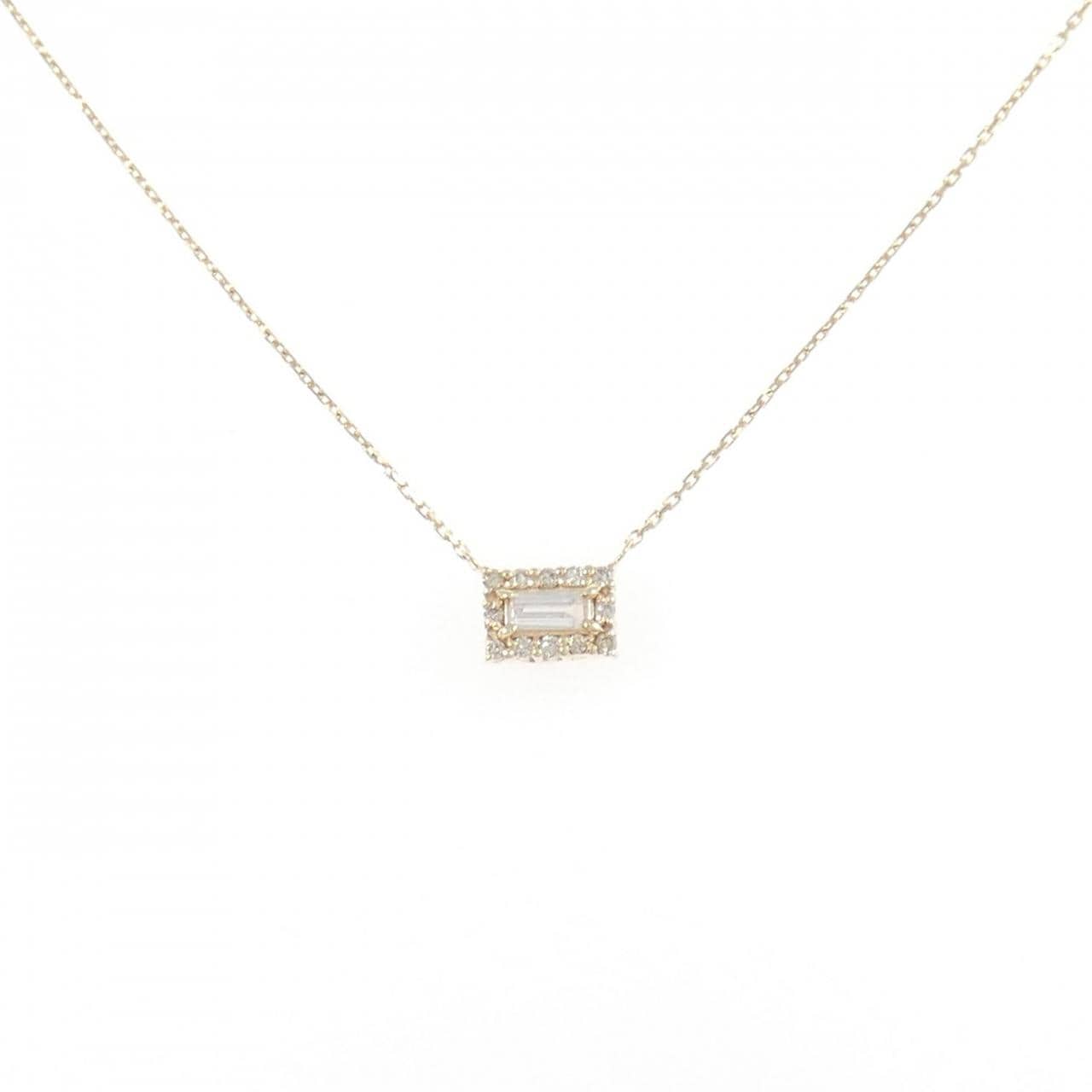 K10YG ダイヤモンド ネックレス 0.07CT