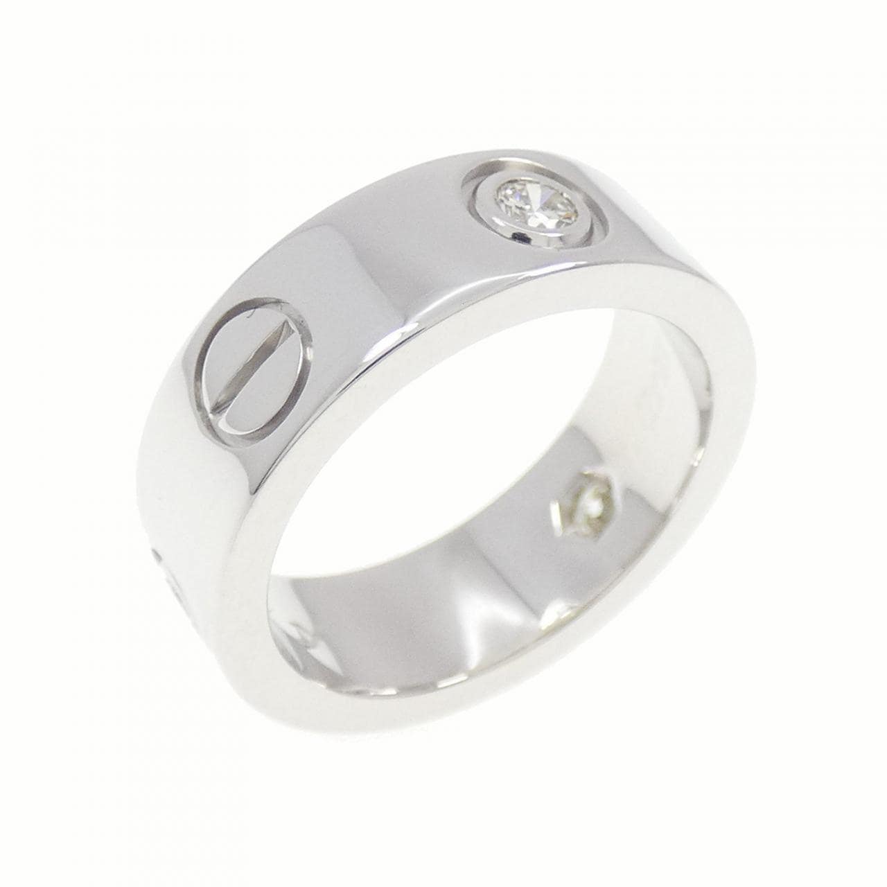 CARTIER LOVE half 鑽石指