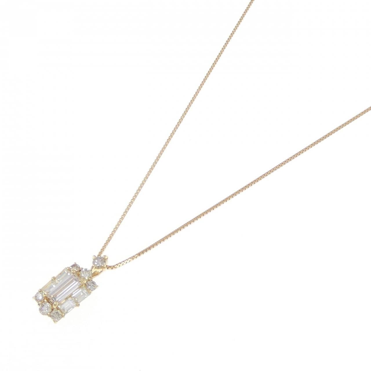 【新品】K18YG ダイヤモンド ネックレス 0.18CT