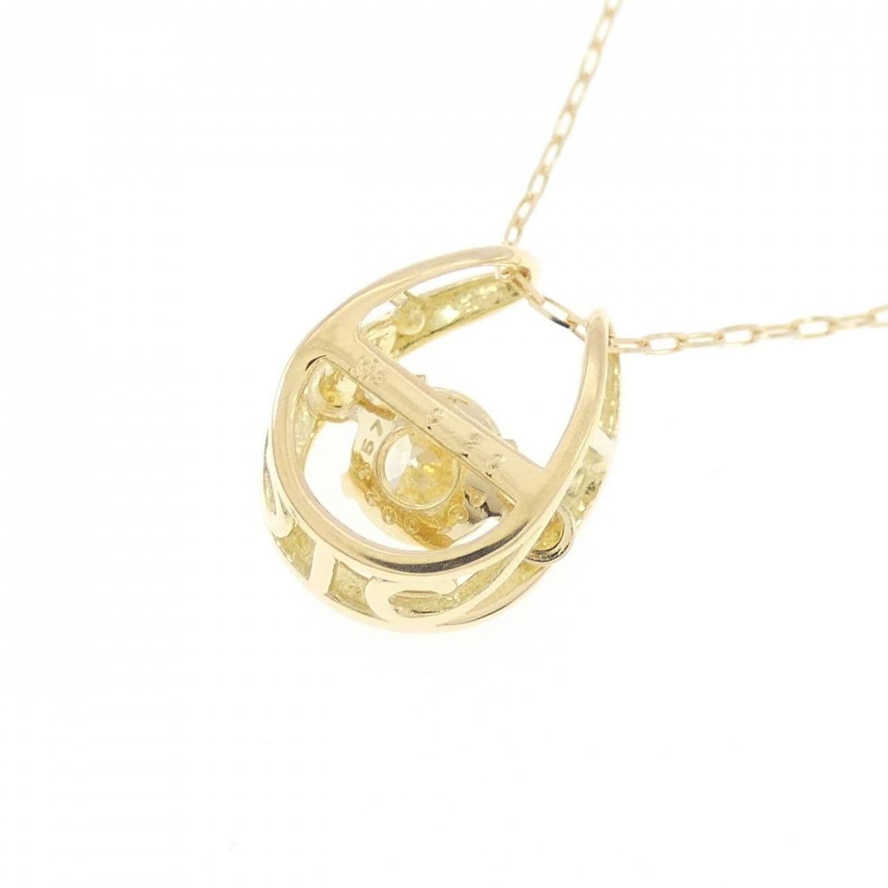 【新品】K18YG ダイヤモンド ネックレス 0.20CT