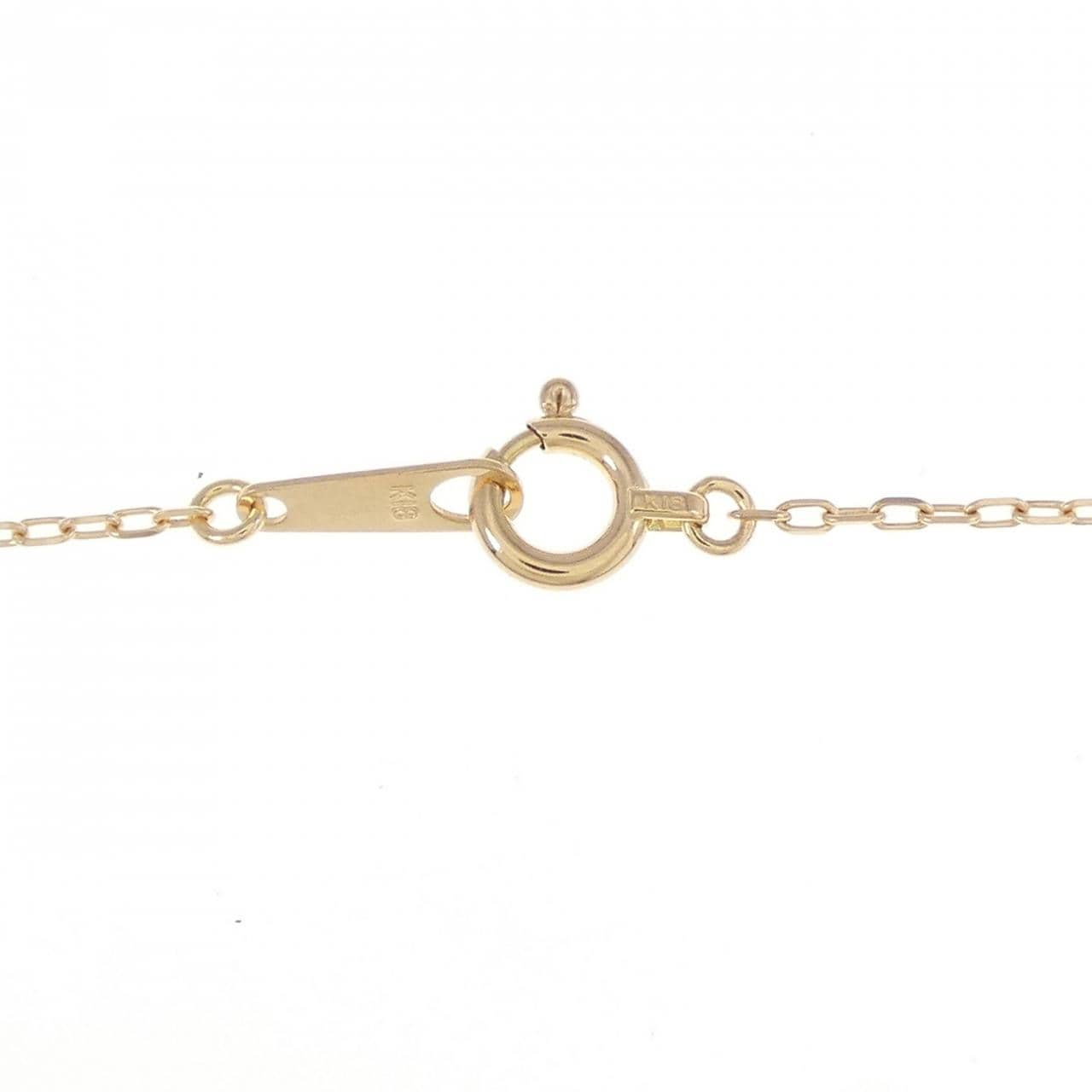K18PG ダイヤモンド ネックレス 0.1CT